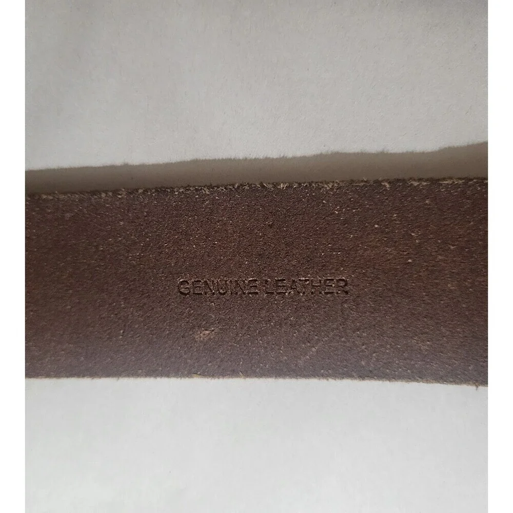 American Eagle Outfitters Belt 32in-36in Genuine Leather Brown‎ Classic Staple